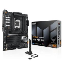 ASUS TUF GAMING X870-PLUS WIFI ATX Motherboard AM5 DDR5 Wi-Fi 7 USB4 ASUS TUF GAMING X870-PLUS WIFI ATX Motherboard AM5 DDR5 Wi-Fi 7 USB4